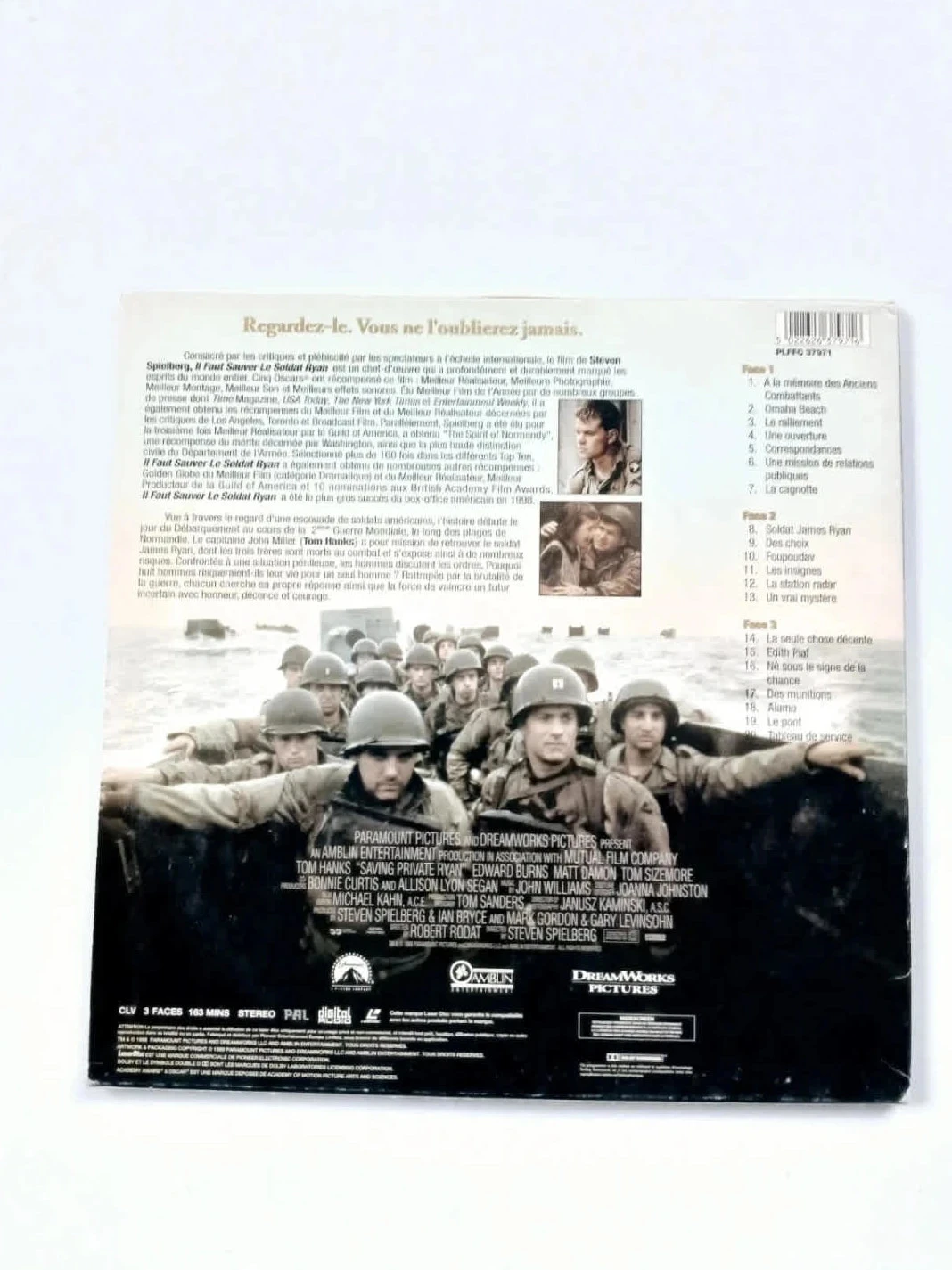 Laserdisc Il Faut sauver le soldat Ryan – photo 2